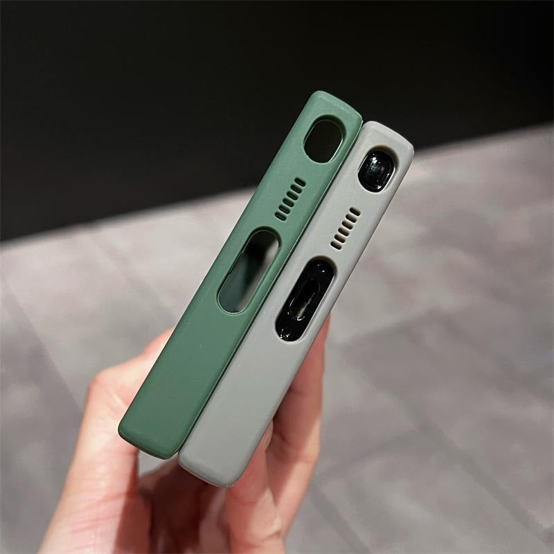 Samsung  Invisible Metal Lens Transparent Magnetic Mobile Phone Case