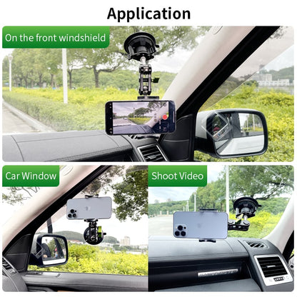 Versatile Suction Cup Phone Holder for On-the-Go Shooting