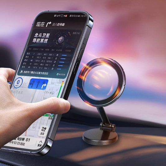 Magnetic Phone Holder for Car: Rotate and Fold for Perfect Viewing